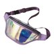 thumbnail image 1 of Hukapapa Sports Running teléfono impermeable riñonera transparente reflectante bandolera de pecho riñonera láserpúrpura, 1 of 5