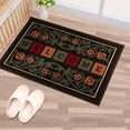 thumbnail image 2 of Ottomanson Ottohome Collection Non-Slip Rubberback Floral Border Design 20x30 Indoor/Outdoor Doormat, 20" x 30", Multicolor, 2 of 7