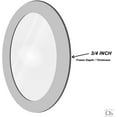 thumbnail image 4 of DecorShore Handmade Decorative Oval Frame Crackled Glass Mosaic Wall Mirror in Jewel Tone Colors, 4 of 7