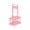 Pink, variant on Foldable 2 Bottle Drink Carrier Portable Bottle Holder Handheld Two Cup Caddy for Outdoor Party