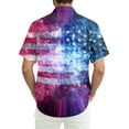 thumbnail image 6 of Men's 250Th Anniversary Usa Shirt Short Sleeve Patriotic Flag Star Printed Button Summer Beach Dressy Independence Day Shirts, 6 of 6