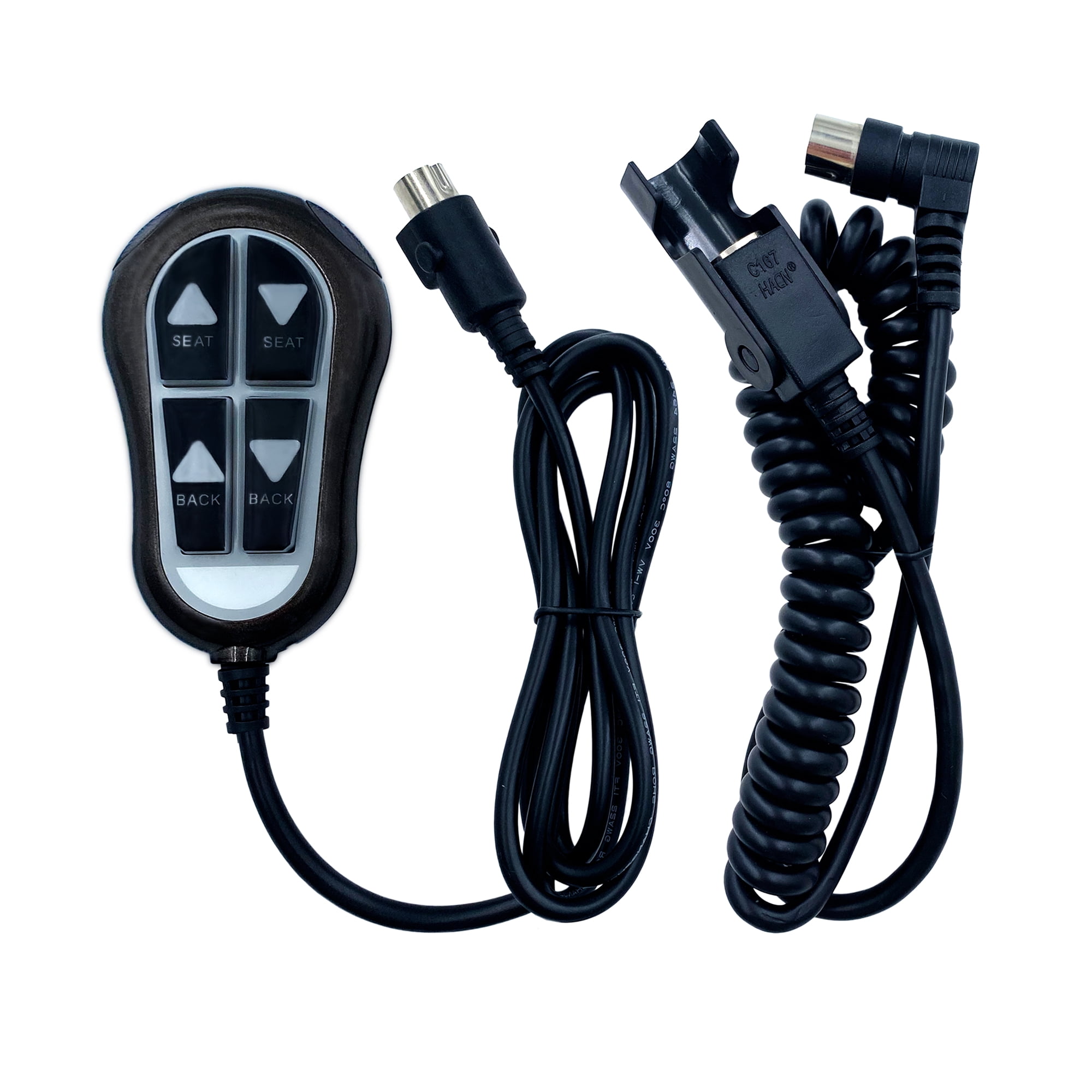 Lift Chairs Power Recliner 4 Button 5 Pin Remote Replacing ZK1300-HC Hand Control Switch Replacement with Backlight