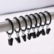 thumbnail image 1 of Paquete de 30 clips para cortinasClips para cortinas con anillos de 35 mm de diámetro para uso múltiple - Negro, 1 of 5