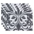 thumbnail image 5 of Simply Daisy 18" x 14" British Colonial Geometric Print Placemat (Set of 4), 5 of 5