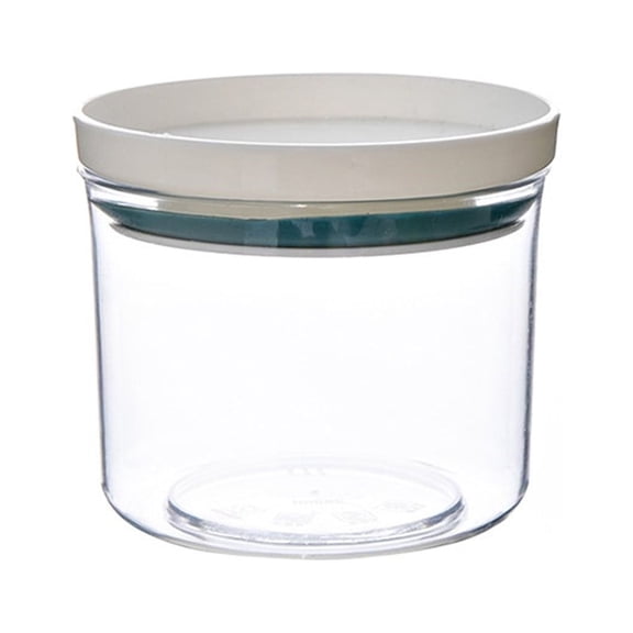 1 Pc Airtight Food Container Sealing Storage Canister with Lid, Plastic Sealed Jar, Cereal Seasoning Tank, Kitchen Storage Bottle for Dry Goods, Snacks, Flour, 3.35x3.94 Inch, Blue 350Ml