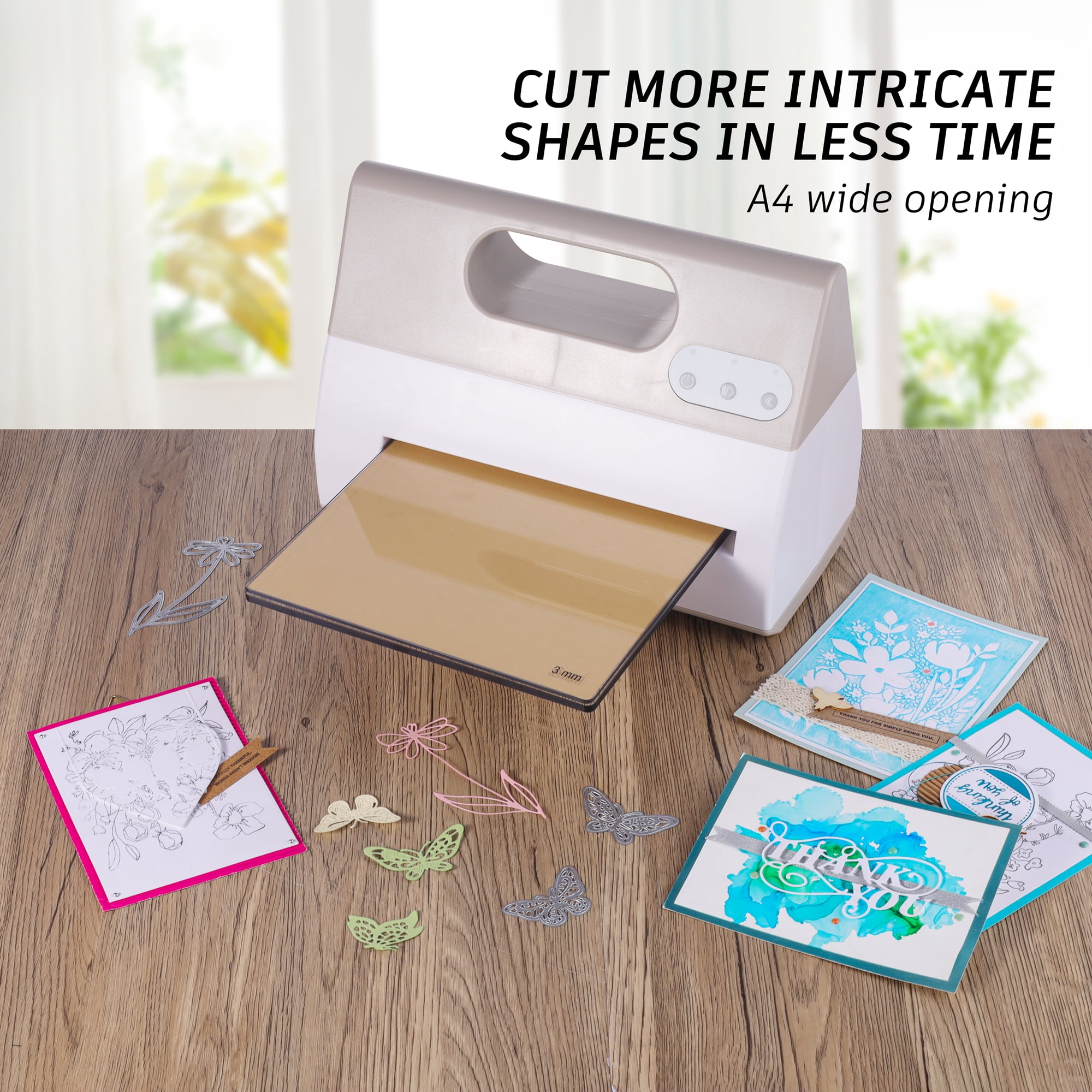 Electric A4 Die Cutting & Embossing Machine for Arts & Crafts, Scrapbooking Cardmaking,9inch Opening