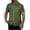 Army Green, variant on asjyhkr Mens Cotton Linen Short Sleeve Shirts Casual Loose Fitted Lightweight Comfy V Neck Tshirts