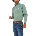 thumbnail image 3 of Camisa Vaquera Wrangler Hombre Manga Larga 86M verde M, 3 of 6