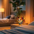 thumbnail image 2 of 3D Corgi Table Lamp, Retro Stained Animal Night Light Lamp, Cute Resin Animals Bedside Lamp with USB Ports Suitable for Living Room, Bedroom, Home Office, 2 of 10