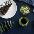thumbnail image 6 of FMSHPON Panda in Forest Set of 4 Round Coaster for Drinks, Absorbent Ceramic Stone Coasters Cup Mat with Cork Base for Home Kitchen Room Coffee Table Bar Decor, 6 of 6