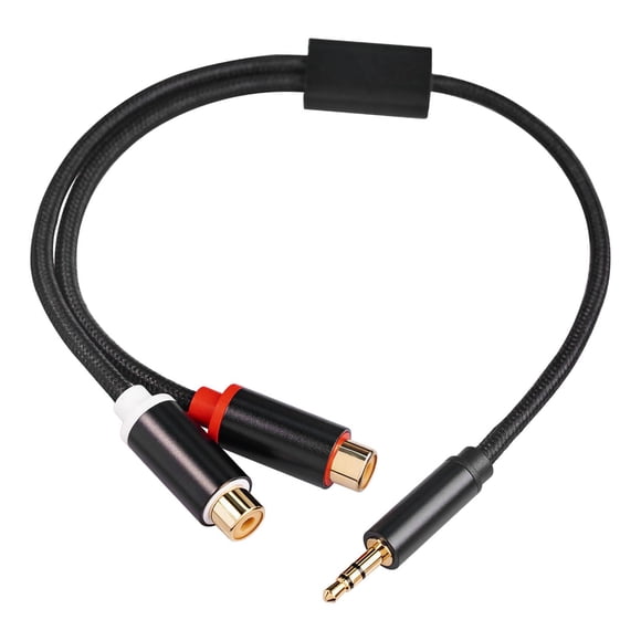 3,5 mm a cable RCA dual Cable de de sonido - Cable divisor para reproductor de estéreo