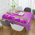 thumbnail image 5 of 54"x54" Mardi Gras Tablecloth Waterproof Washable Polyester Square Table Cover Durable Tablecloth for Kitchen Dining Table Party Decor, 5 of 7