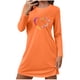 thumbnail image 2 of HongQid Nightgowns for Women Soft Grpahic House Dress Long Sleeve Sleep Shirts Fall Sleepwear Night Gown Nightshirt, 2 of 6