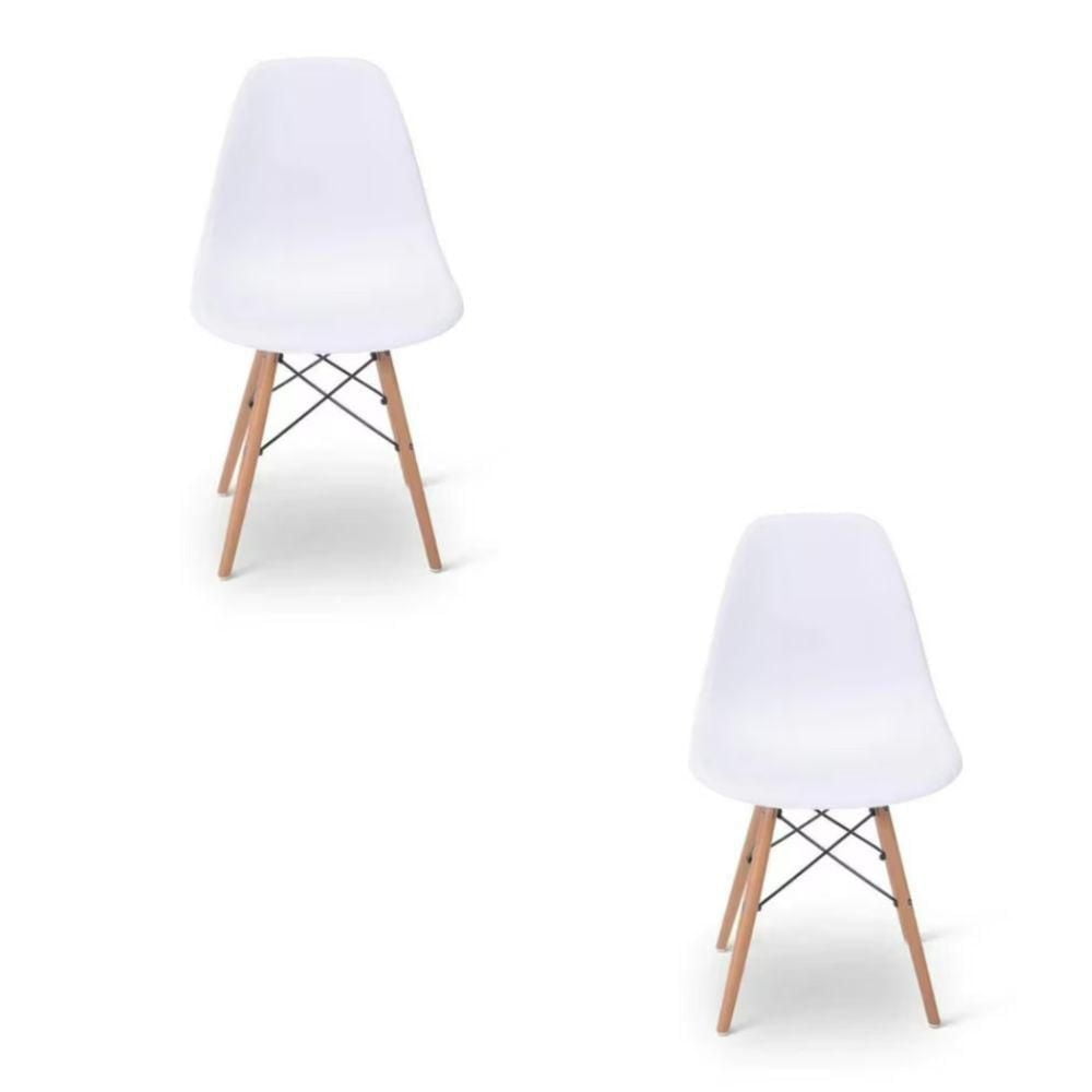 Heavenly Collection White Kids Chair SET OF 2