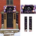 thumbnail image 1 of 2023 Graduation Decoration Banner Class Congrats Graduation Porch Sign Photo Background, 1 of 7