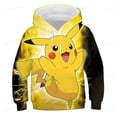 thumbnail image 3 of Sudadera con capucha para niños 4-14t, disfraz de Anime, Sudadera con capucha Picchu, sudadera para niños y niñas, abrigo deportivo para niños, 3 of 4