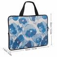 thumbnail image 2 of WERPE Animal Print Blue Spots Abstract Expressionism Laptop Bag Diving Fabric Tablet Cover Neoprene Computer Protective Handle Case 17inch, 2 of 5