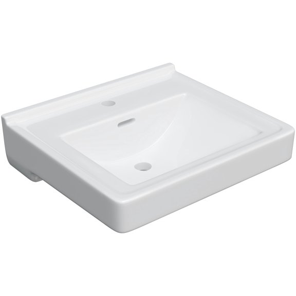 Proflo Pf5711 20" Rectangular Vitreous China Wall Mounted Bathroom Sink - White
