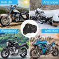 thumbnail image 4 of Funda para motocicleta pequeña de alta resistencia 210D, funda para scooter de protección exterior impermeable y duradera para todo tipo de clima, con bolsa de almacenamiento con orificio para cerrad, 4 of 4
