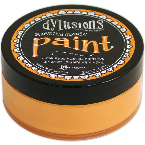 Dylusions par Dyan Reaveley Peinture Acrylique Blendable 2oz-Squeezed Orange