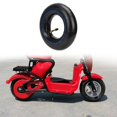thumbnail image 3 of 2.80/2.50-42.80-42.50-4TireInnerTubeInflatableReplacementRubberTr87BentStemBlackLawnMowerTireForElectricScooter, 3 of 5