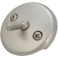 thumbnail image 3 of Plumb USA Bathtub Tub Replacement Drain Trim kit - Satin Nickel Finish, Trip Lever Type, Stainless Steel Drain Cover, Copper Body, Zinc Lever Plate, 3 of 4