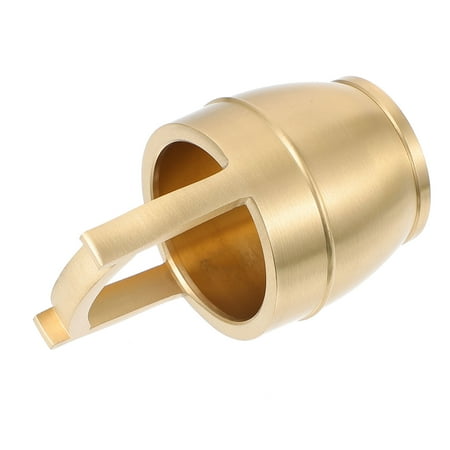 

ROMANSENTIAL Metal Flower Bucket Golden Brass 8.2X4X4CM For Housewarming 1Pack
