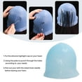thumbnail image 4 of Reusable Salon Highlighting Dye Hair Coloring Frosting Cap with Metal Hook Blue, 4 of 8