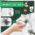 thumbnail image 3 of 36PCS Glitter Christmas Artificial Flowers Christmas Poinsettia Decor Christmas Tree Wreaths Ornaments for Christmas Home Wedding Party, 3 of 7