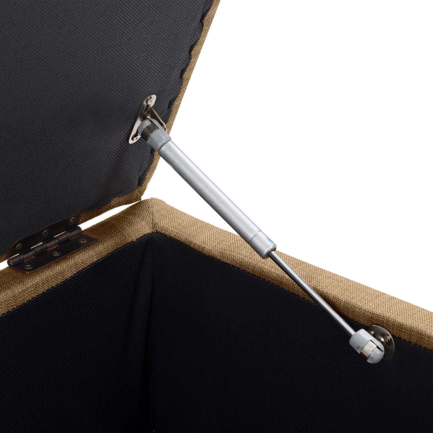 CorLiving Antonio Tufted Fabric Upholstered Rectangular Storage Ottoman