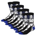 thumbnail image 2 of Calcetas de Pelis Hermosas SockStarWar06 4 Pares 6.5-10.5US Tropper Calcetines Tubo Medio Algodón., 2 of 2
