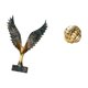 thumbnail image 5 of Estatua de resina con nudo de extendida, escultura de Feng Shui, adorno decorativo de bola de hilo, figura de cerámica estética para amigos, encim, 5 of 8