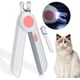 thumbnail image 1 of Clipper de garra de perro, cortadora de uñas para el cuidado de perros medianos y grandes, cuidado de garra segura por espaciador, protector de seguridad, accesorio para mascotas (rosa) Feliz Sencillez, 1 of 5
