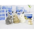 thumbnail image 4 of Figurine d'Animal en Peluche Réaliste Jackalope Rabbit, 8x 8x Gris, 4 of 8