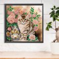 thumbnail image 1 of Kit de pintura de diamante con forma especial parcial 5D DIY, Kit de flores y gatos, decoración FLhrweasw Nuevo, 1 of 9