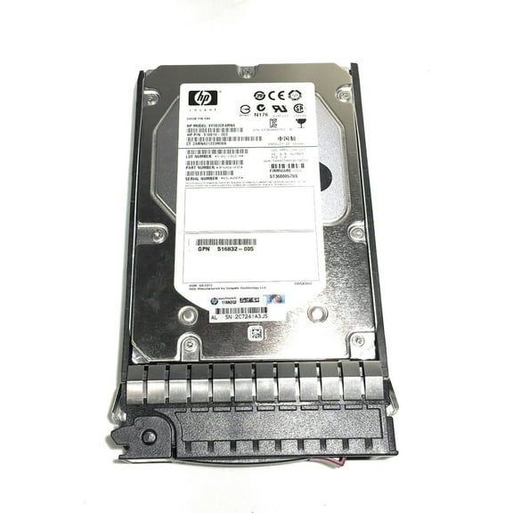 HP HD 600GB SAS 15k RPM 3.5" DP 6G Hot Plug para HP 533871-003
