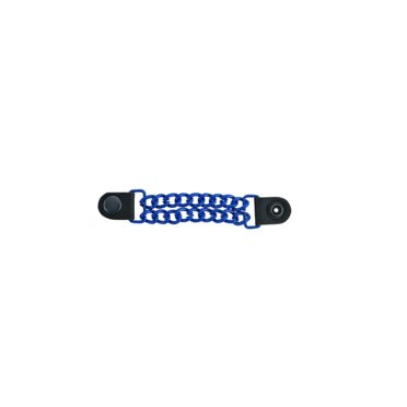 Daniel Smart Motorcycle Vest Extender Double Chain with Unique Designs with Leather Snap Buttons
