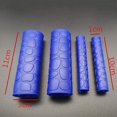 thumbnail image 3 of SHAR Comfortable Blue Silicone Handlebar Sleeves - 2 Pairs for Universal Motorcycle Handlebars, 3 of 5