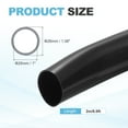 thumbnail image 2 of 2m Cable Sleeve Tubing, 25mm 1 Inch Tube Black Cord Organizer Wire Shielding Sheathing Wrap, 2 of 6