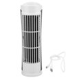 thumbnail image 1 of 2025 Tower Fan USB Bladeless 2 Lighting Modes 2 Speeds Adjustable Desk Tower Fan for Home White, 1 of 4
