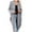 Gray, variant on Fesfesfes Women Sweater Casual V-Neck Long Sleeve Fall Sweater Cardigan Blouse Tops or