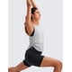 thumbnail image 5 of Remera CRZ YOGA de Algodón Pima con Lateral Fruncido y Tirantes, Talle L, 5 of 7