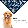 thumbnail image 6 of Dallas Football Pet Reversible Dog Bandana Gifts for Dogs Cats Cotton Triangle Bid Scarf for Puppy Small Dog, 6 of 6