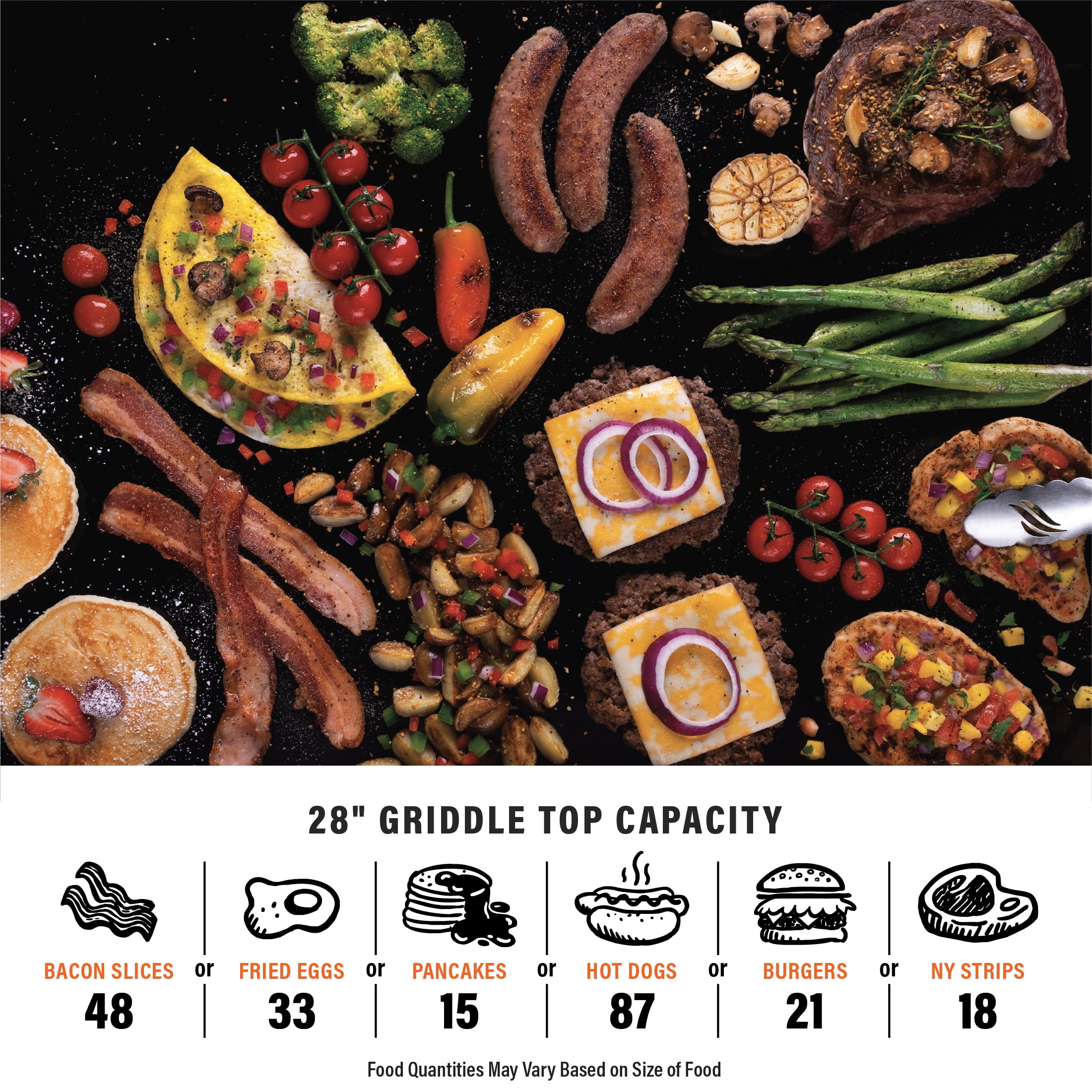 Blackstone ProSeries Outdoor Griddle, 3-Burner 28” Propane Flat Top Grill with Cabinet, Stainless Steel