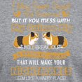 thumbnail image 3 of CafePress - Don't Mess With My Guinea Pig Shirt T Shirt - Mens Tri-blend T-Shirt, 3 of 4