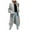 B Grey, variant on 3x Sweaters for Women plus Size Coat Solid Solid Sweater Winter Long Knitted Pocket Loose Women Cardigan Hooded Women's Coat