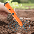 thumbnail image 4 of Detector de metales Pinpointer, varita de puntero de mano, sonda de buscador de localización de tesoros de búsqueda para adultos, niños - naranja, 4 of 5