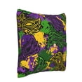 thumbnail image 2 of Bingfone Mardi Gras7 Linen Throw Pillow Covers Cushion Case Pocket Button Vintage Farmhouse Pillowcase For Sofa Couch Bed 20"X20", 2 of 9