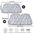 thumbnail image 3 of Balery Swimming Shark Print Car Windshield Sun Shade,Windshield Sunshade for Car Pickup Truck SUV Accessories-, 3 of 7