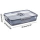 thumbnail image 2 of Ganfancp con Temporizador, Recipiente de Almacenamiento de Alimentos de Alta Calidad, Utilizado para El Refrigerador, con La Cubierta Del Temporizador de Frescura Y, Adecuado para Mantener Fresco En, 2 of 4